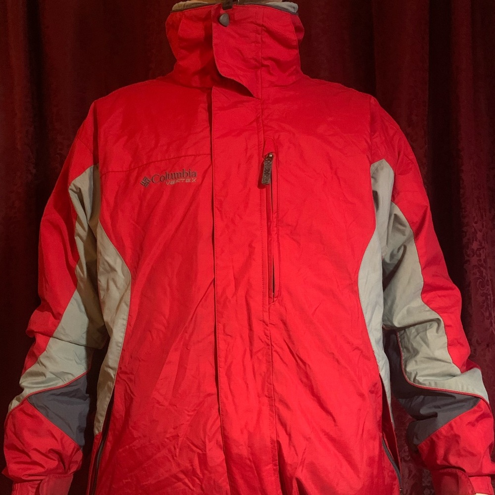 Double Red Colombia Winter Coat